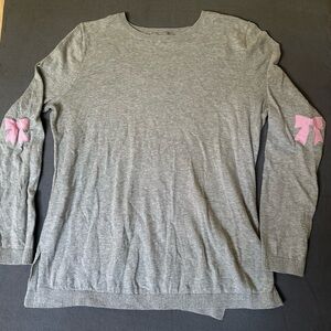 ASOS Knit Gray Sweater With Bows